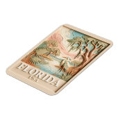 Florida Everglades Wildlife Bird Texture Landscape マグネット (左側)