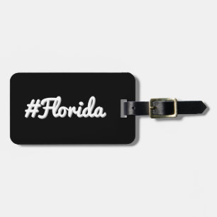 Florida FLのハッシュタグ州 ラゲッジタグ