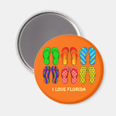 Florida: Flip Flops マグネット (正面/裏面)