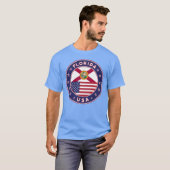 Florida, Florida t-shirt, blue Tシャツ (正面フル)