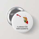 FLORIDA for Ron DeSantis GOVERNORボタン 缶バッジ (正面&裏面)