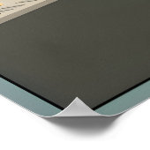 Florida Forever Fabulous Retro South Beach High ポスター (角)