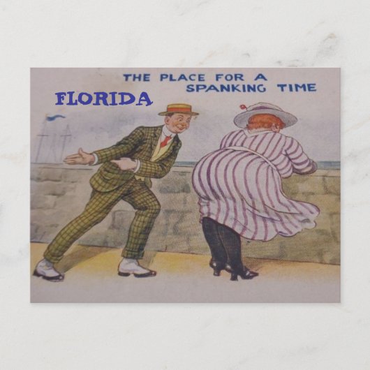FLORIDA FUNNY POSTCARD ポストカード (正面)