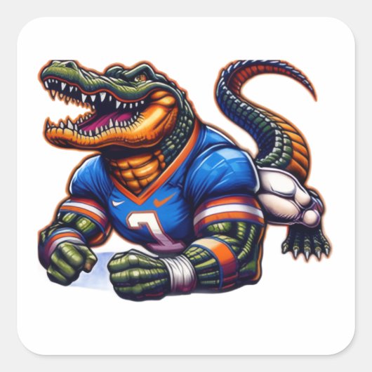 Florida gators スクエアシール (正面)