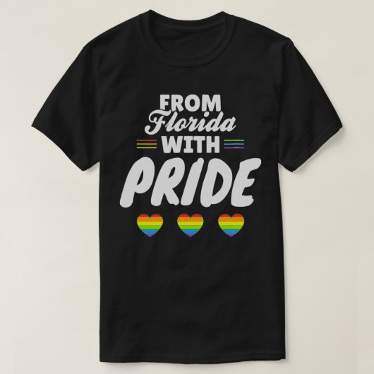 Florida Gay Pride  Tシャツ (デザイン正面)