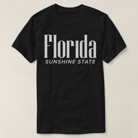 Florida Gifts  FL Graphic Tees For Women Sunshine  Tシャツ (デザイン正面)
