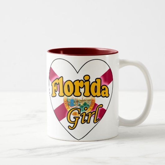 Florida Girl ツートーンマグカップ (右)