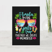 Florida Girls Trip 2026 Create Memories Florida Va カード (正面)