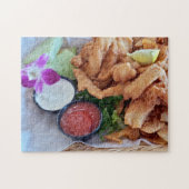 Florida Grouper Fingers Sanibel Island Marina  ジグソーパズル (横)