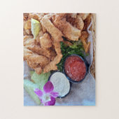 Florida Grouper Fingers Sanibel Island Marina  ジグソーパズル (縦)