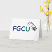 Florida Gulf Coast University Eagles カード (黄色い花)