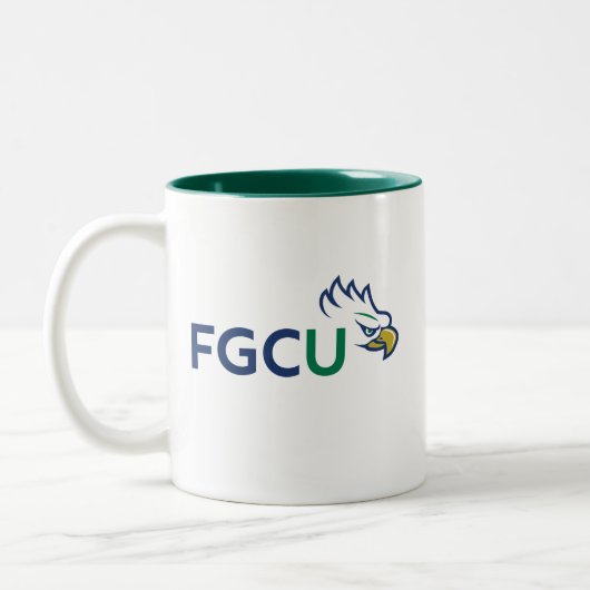 Florida Gulf Coast University Eagles ツートーンマグカップ (左)