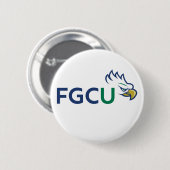 Florida Gulf Coast University Eagles 缶バッジ (正面&裏面)