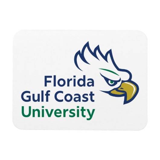 Florida Gulf Coast University | FGCU Azul Eagles マグネット (横)