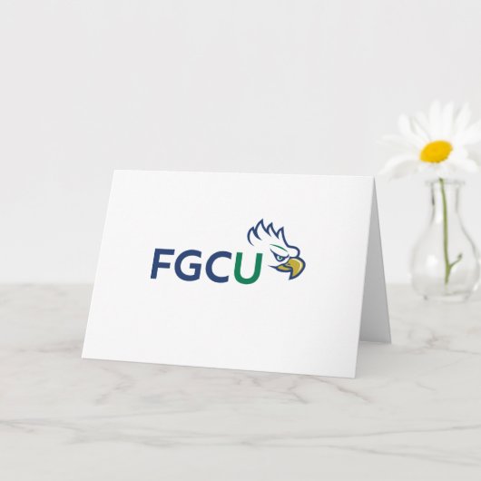 Florida Gulf Coast University Graduation カード (小さな植物)