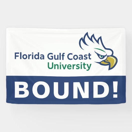 Florida Gulf Coast University Graduation 横断幕 (横)