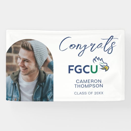 Florida Gulf Coast University Graduation 横断幕 (横)