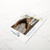 Florida Gulf Coast University Graduation 箔招待状 (回転した状態)