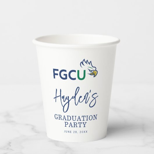 Florida Gulf Coast University Graduation 紙コップ (正面)