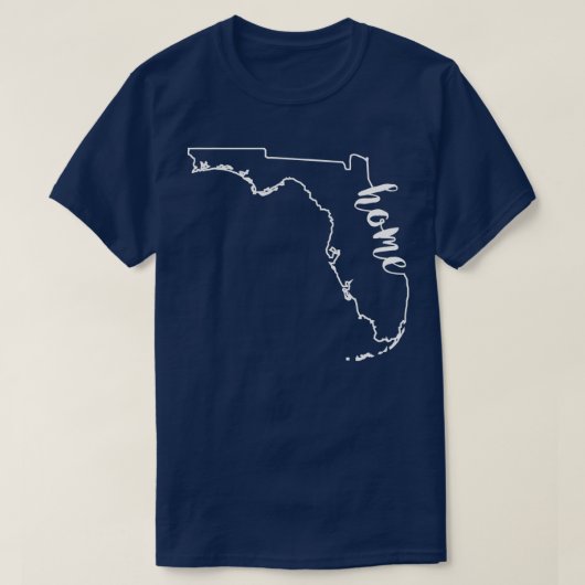 Florida Home  for any Floridian native  Tシャツ (デザイン正面)