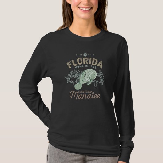 Florida Home Of The Manatee Sea Cow  3 Tシャツ (正面)