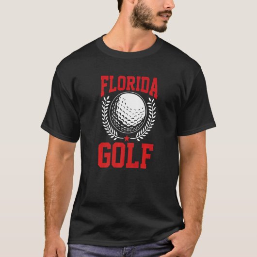 Florida Home State Floridian Golf   Tシャツ (正面)
