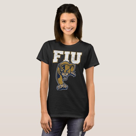 Florida International FIU Panthers Distressed Prim Tシャツ (正面フル)