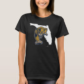 Florida International FIU Panthers State Shape Tシャツ (正面)