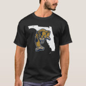 Florida International FIU Panthers State Shape Tシャツ (正面)