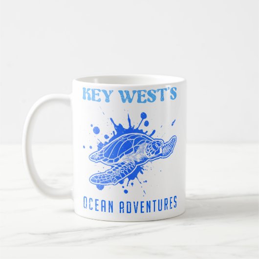Florida Key West'S Ocean Adventures Scuba Diving F コーヒーマグカップ (左)