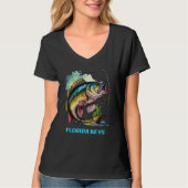 Florida Keys FL Fly Fishing Trip Fisher Flyfishing Tシャツ (正面)