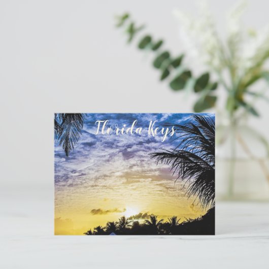 Florida Keys Sunset ポストカード (スタンド正面)