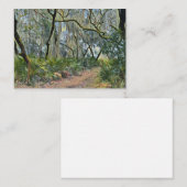 Florida Lace Spanish Moss Impressionist Art ノートカード (正面/裏面)
