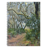 Florida Lace Spanish Moss Impressionist Art ノートブック (正面)