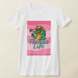 Florida Life T-Shirt Design Tシャツ