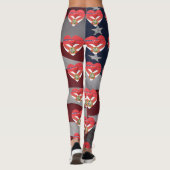 Florida Love Patriotic Flag Fun Leggings レギンス (裏面)