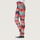 Florida Love Patriotic Flag Fun Leggings レギンス (左)