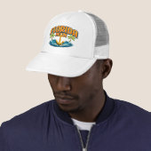 Florida Man | Funny Graphic Nautical Fishing Beach キャップ (インサイチュ)