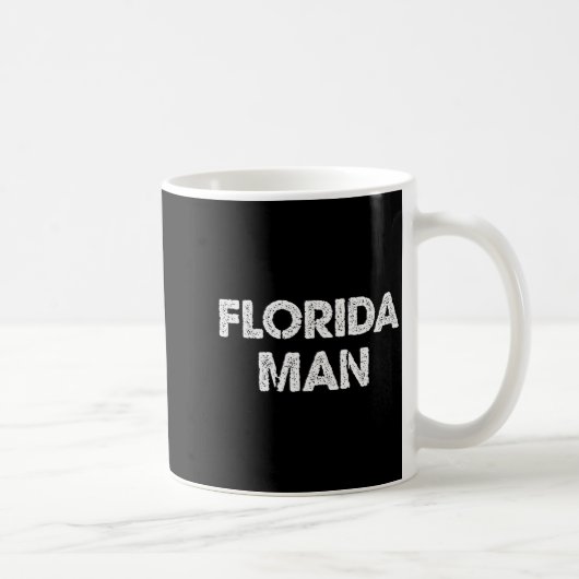 Florida Man - Funny Meme  コーヒーマグカップ (右)