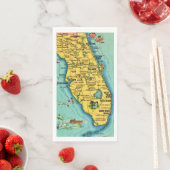  Florida Map Guest Towels (インサイチュ)