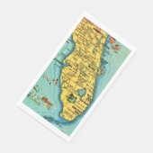  Florida Map Guest Towels (コーナー)