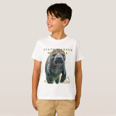 Florida Marine Mammal Florida Manatee Design Tシャツ (正面フル)