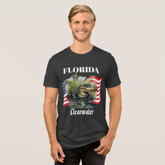 Florida Men's Bella+Canvas Dark トライブレンドＴシャツ