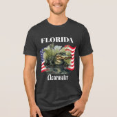 Florida Men's Bella+Canvas Dark トライブレンドＴシャツ (正面)