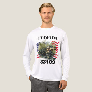 Florida Men's Bella+Canvas Long Sleeve トライブレンドＴシャツ