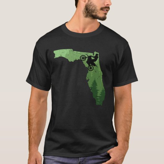 Florida Motocross Bike MX Dirt Biker Floridian Dir Tシャツ (正面)