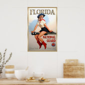 Florida National Guard Marilyn Monroe Pin U ポスター (キッチン)