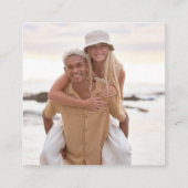 Florida Passport結婚のQR エンクロージャーカード (裏面)