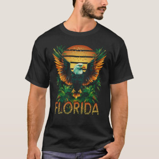Florida Pride Eagle Design Tシャツ