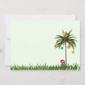 Florida Raccoon, Gator, and Santa Flat Card シーズンカード (裏面)